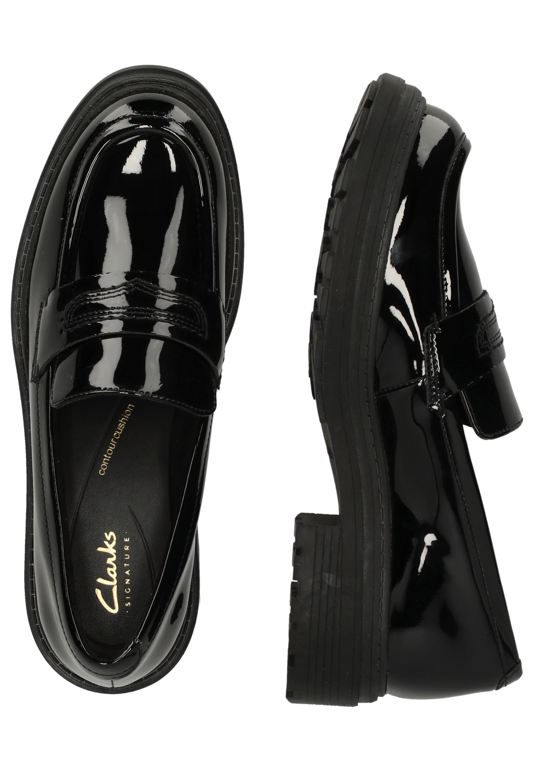 CLARKS Classic Flats 'Orinoco3 Edge' in Black