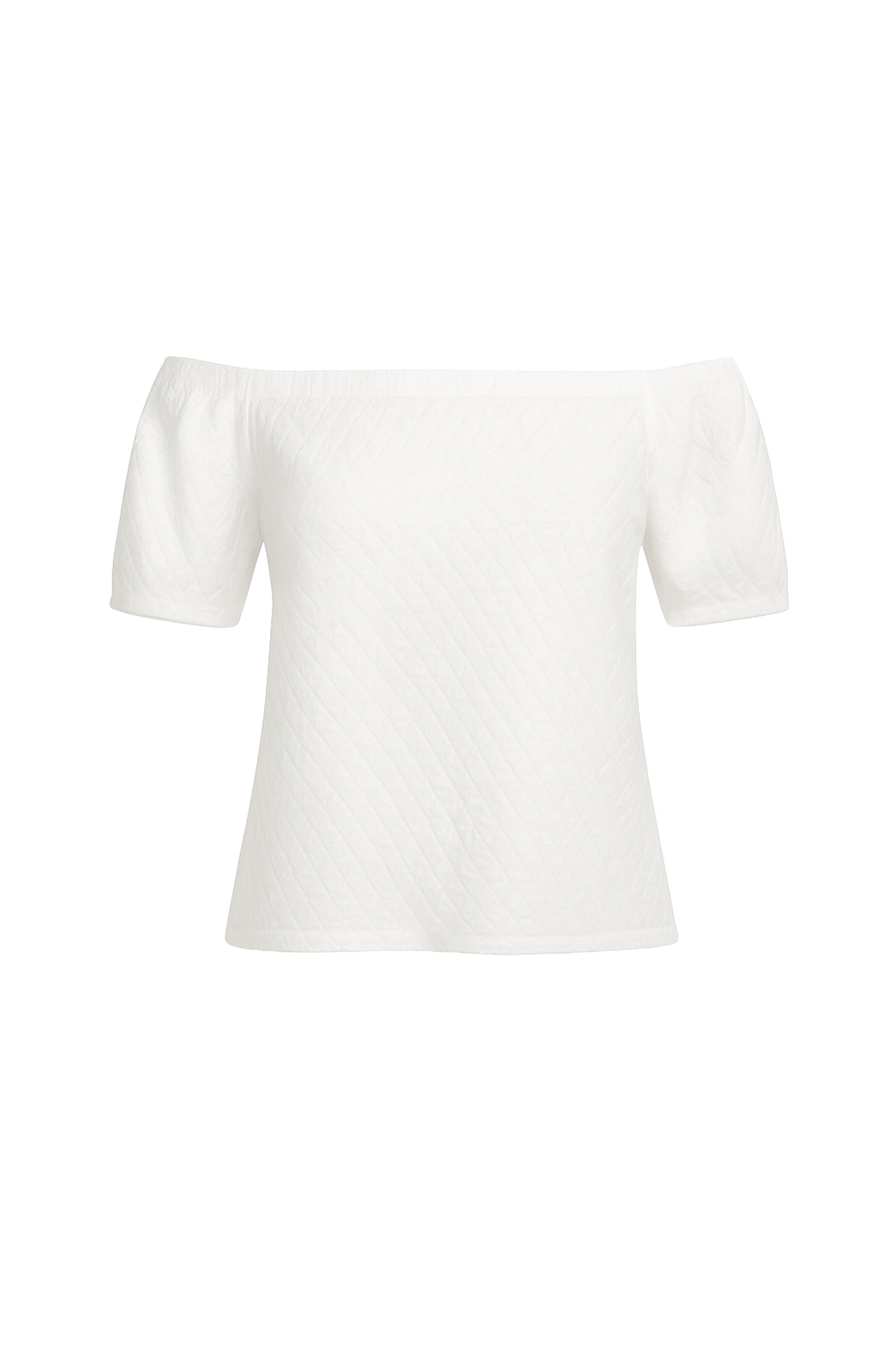 Alexa Dash Blouse in White: front