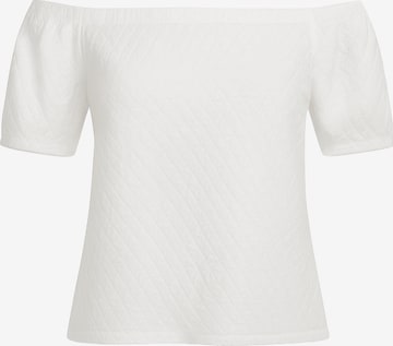 Chemisier Alexa Dash en blanc : devant