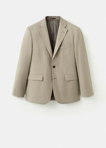 MANGO MAN Slim fit Suit Jacket 'Milan' in Beige