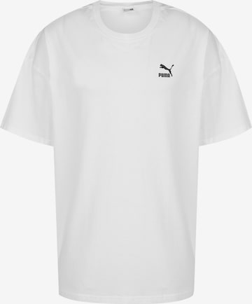 PUMA T-Shirt 'Classics' in Weiß: Vorderseite