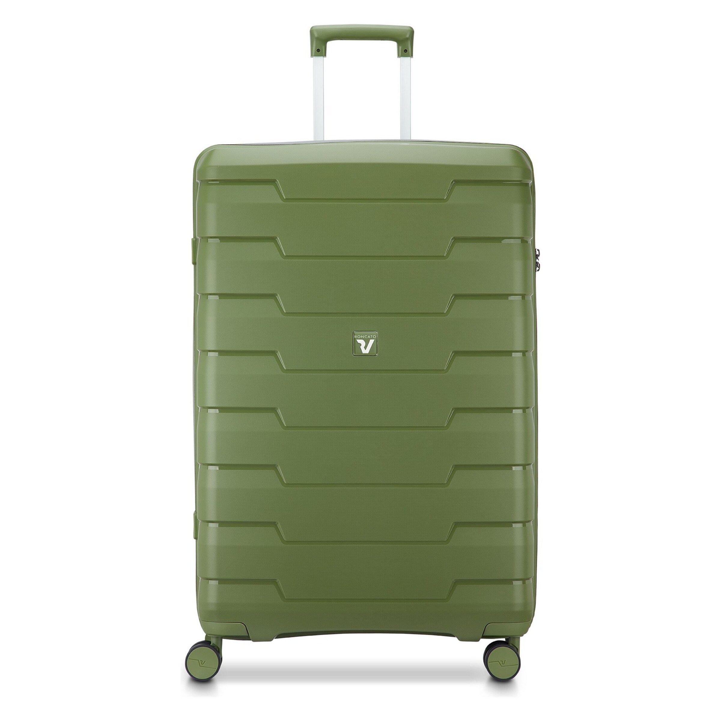 Roncato Trolley 'Skyline 2.0' in Grün: Vorderseite
