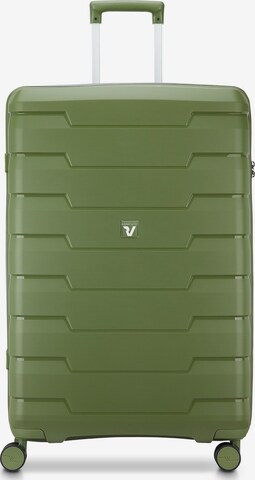 Roncato Trolley 'Skyline 2.0' in Grün: Vorderseite