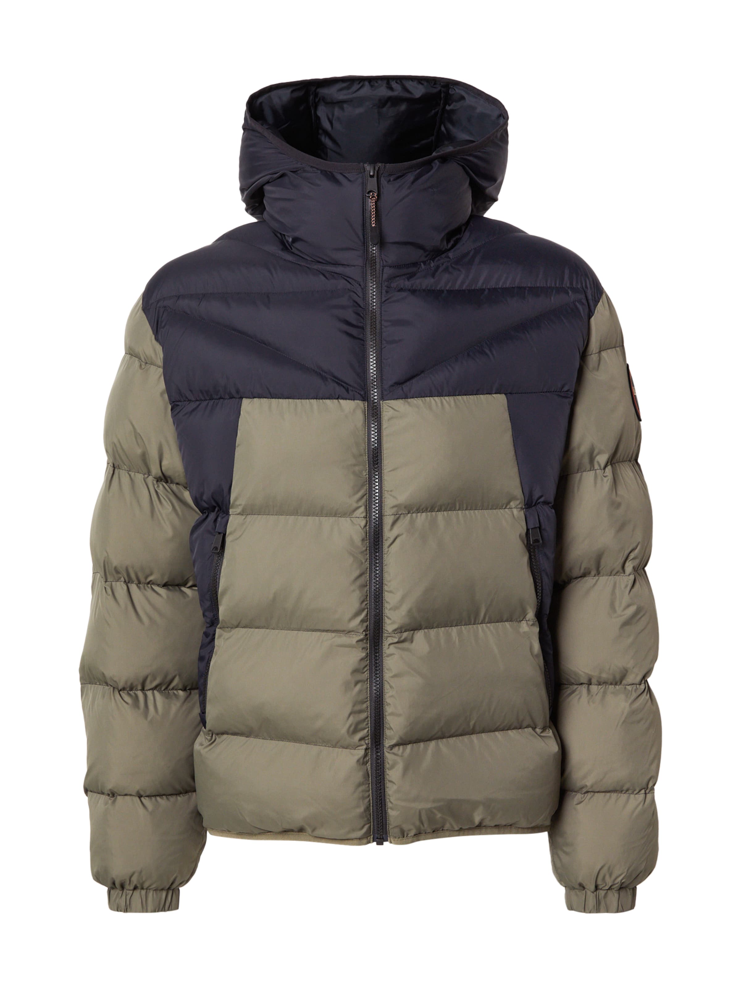 NAPAPIJRI Зимняя куртка 'Molveno' в Зеленый: спереди