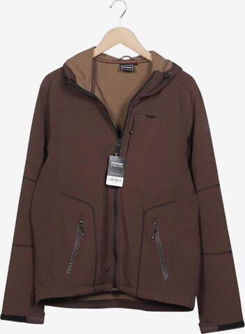 ICEPEAK Jacke XL in Braun: Vorderseite