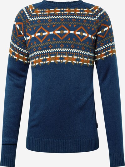 BLEND Пуловер в синьо / оранжево / бяло, Преглед на продукта