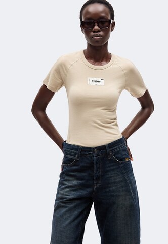 G-STAR T-Shirt in Beige