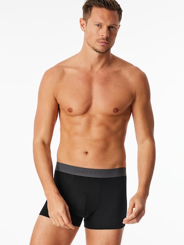 SCHIESSER Boksershorts i sort: forside