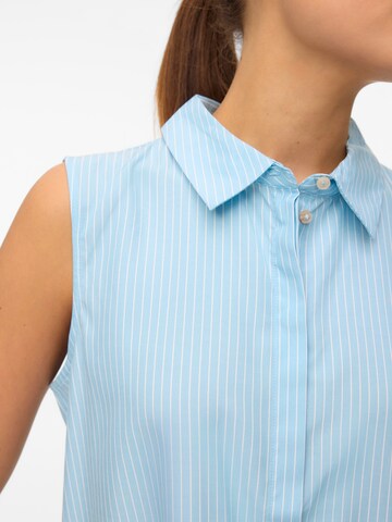 VERO MODA Bluse 'VMNORA' i blå