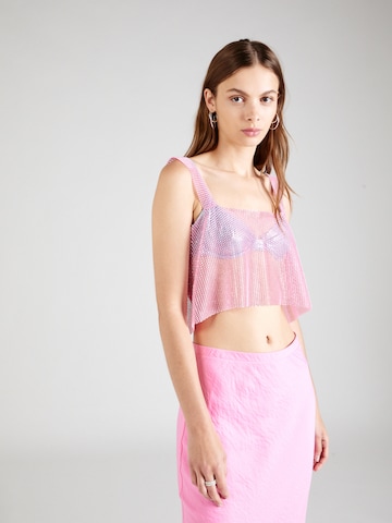 Nasty Gal Top in Pink: predná strana