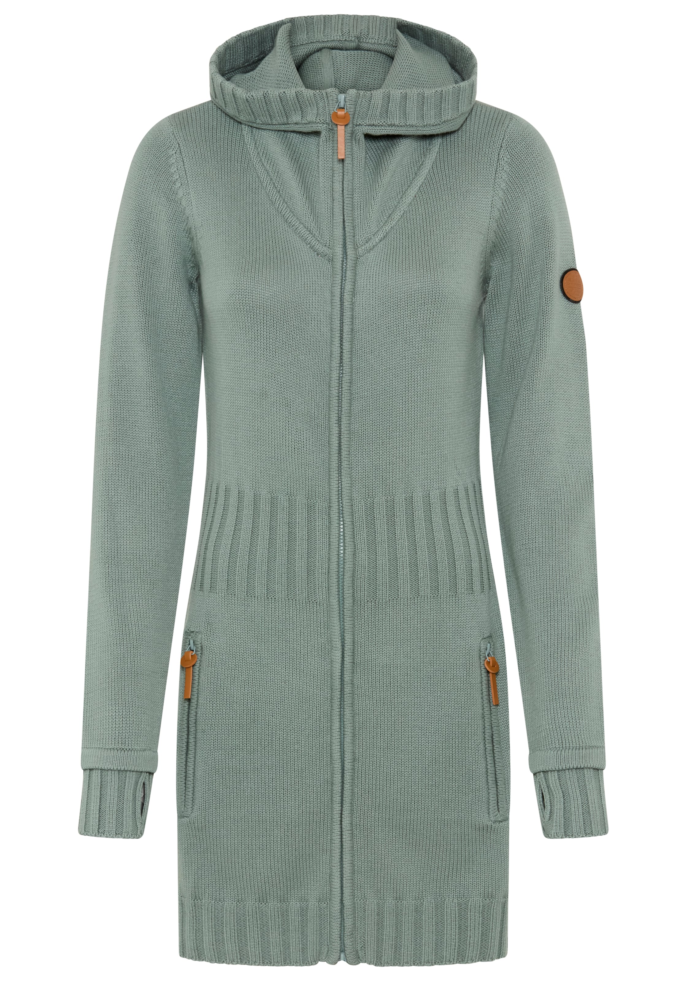 KangaROOS Strickjacke in Grün: Vorderseite