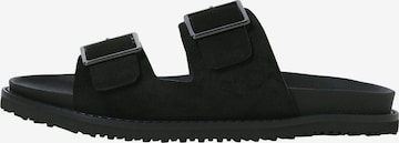 JACK & JONESNatikače s potpeticom 'JFWVENICE' - crna boja: prednji dio