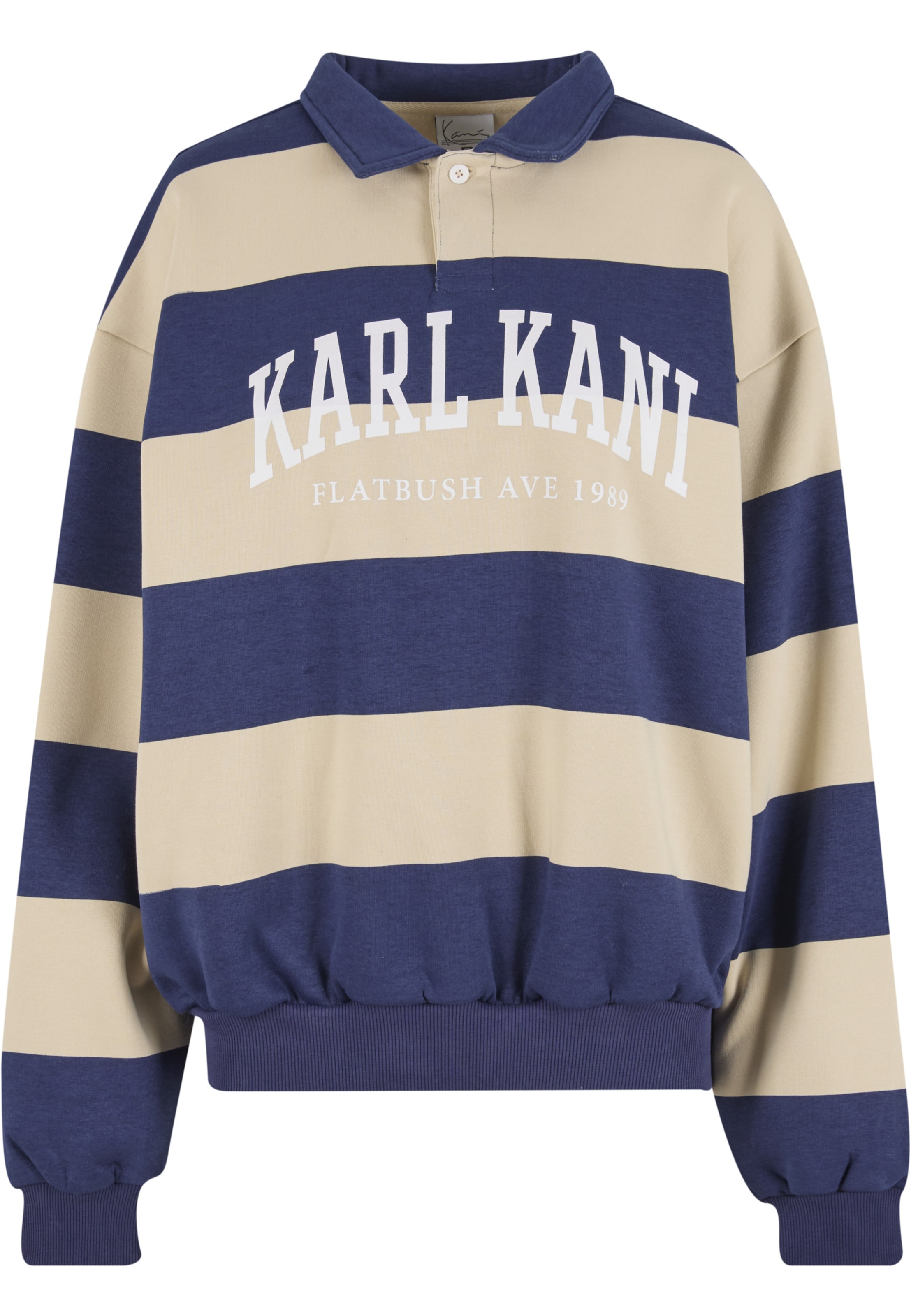 Sweat-shirt 'Heritage' Karl Kani en bleu : devant