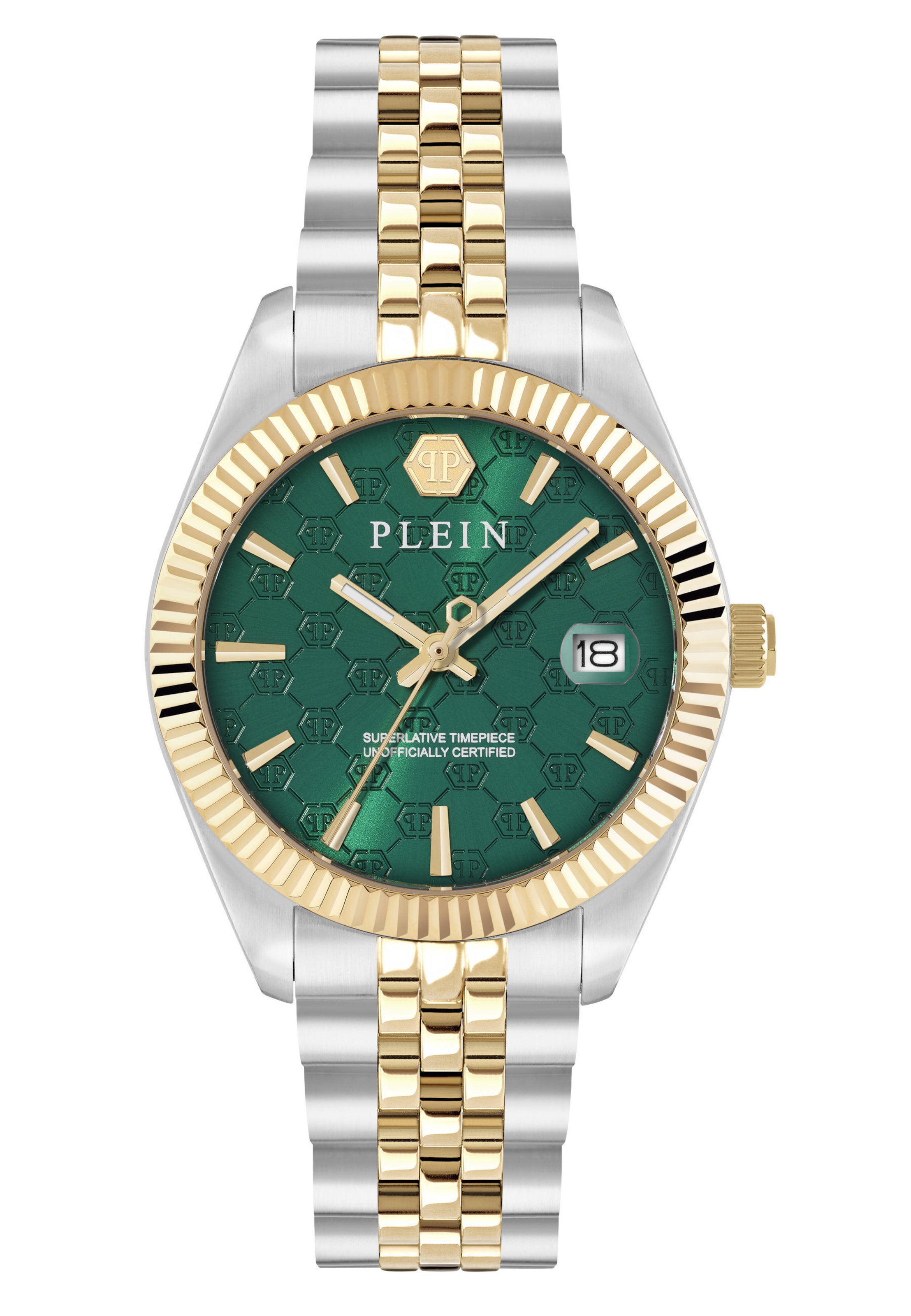 Philipp Plein Watches Analoog horloge ' DATE SUPERLATIVE ' in Goud: voorkant