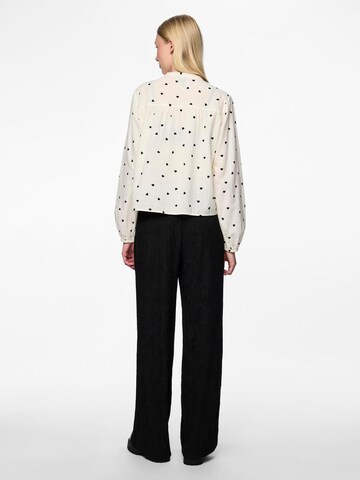 PIECES Blouse 'PCNine' in Beige