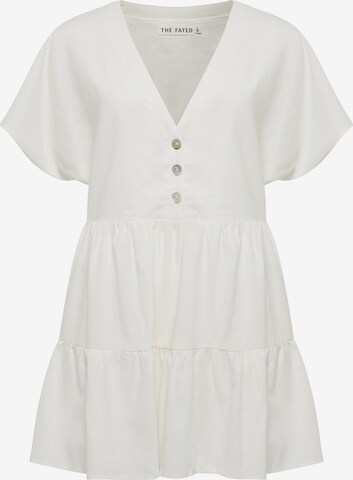 The Fated - Vestido 'ACACI' en blanco: frente