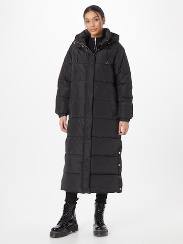 Oasis Winter Coat in Black: front