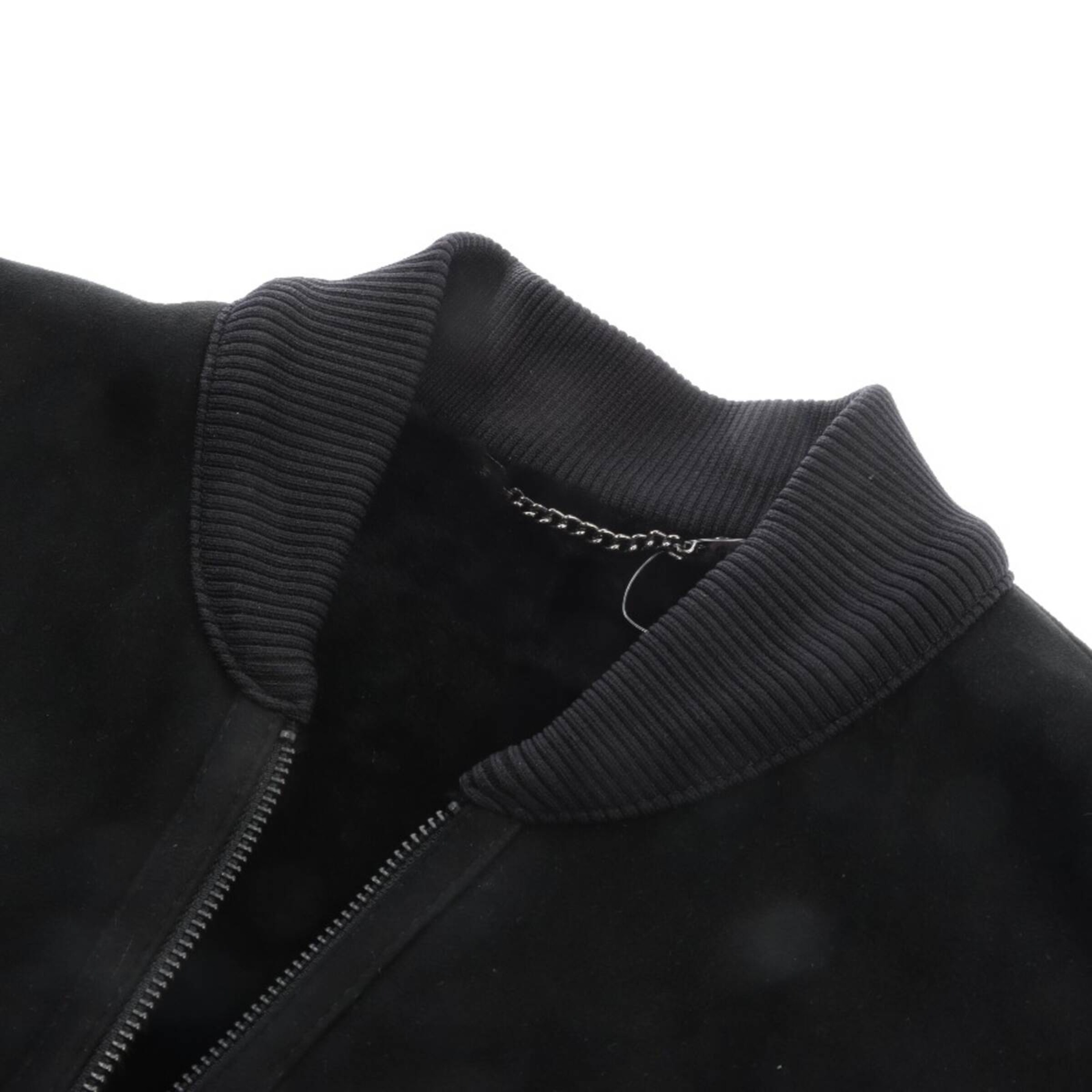 Unger Lederjacke / Ledermantel S in Schwarz