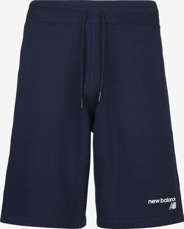 Loosefit Pantaloni di new balance in blu: frontale