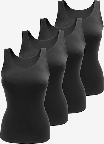 Maillot de corps Yenita en noir : devant