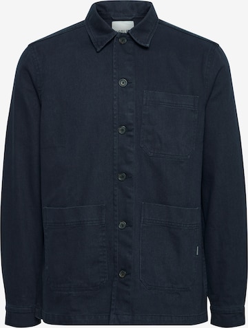 !Solid Between-Season Jacket 'Vand' in Blue: front