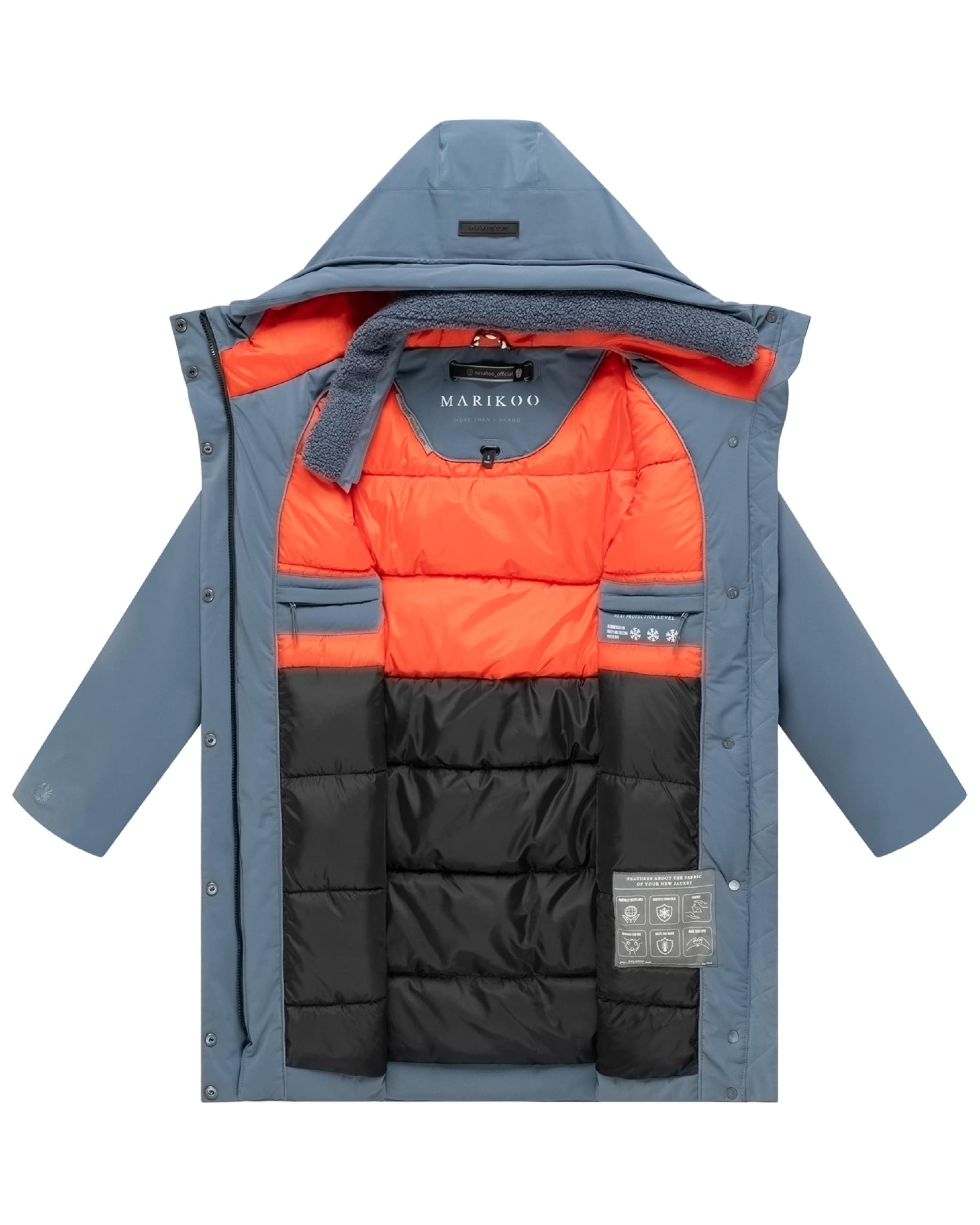Cappotto invernale 'Pakaami 16' di MARIKOO in blu