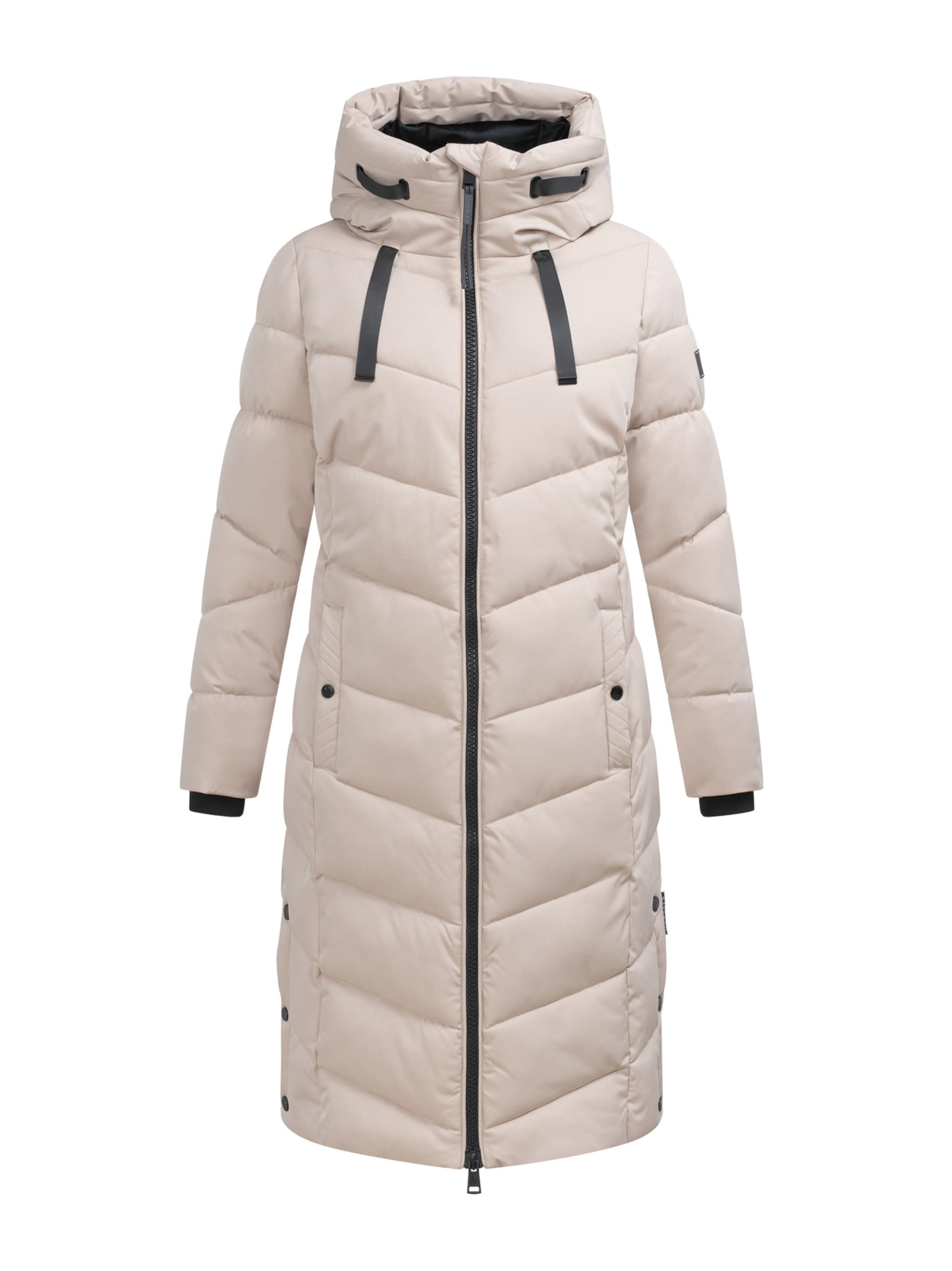 NAVAHOO Mantel 'N009' in Grau: Vorderseite