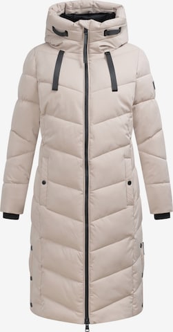 NAVAHOO Mantel 'N009' in Grau: Vorderseite