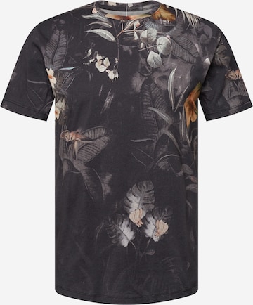 Key Largo Shirt 'Amazonas' in Black: front