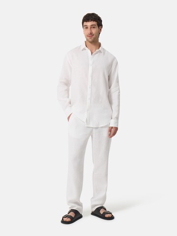 CASH-MERE.CH Comfort fit Overhemd in Wit