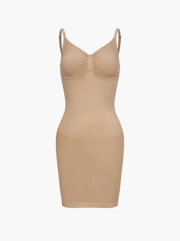 cfab (formerly creamy fabrics) Klänning 'Shaping Cami Dress' i beige: framsida