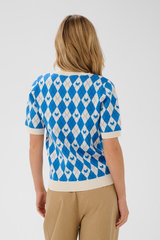 SAINT TROPEZ Pullover 'PamillaSZ SS' in Blau