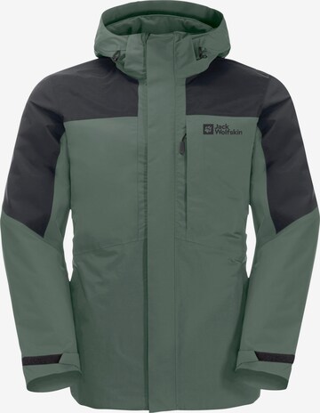 JACK WOLFSKIN Outdoorjacke 'Romberg' in Grün: predná strana