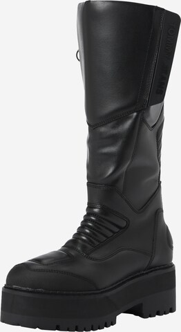 Bottes Tommy Jeans en noir : devant