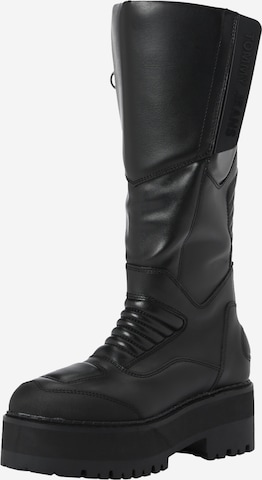 Tommy Jeans Boots in Black: front