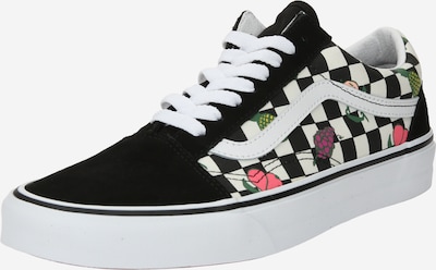 VANS Baskets basses 'OLD SKOOL' en vert / corail / noir / blanc, Vue avec produit