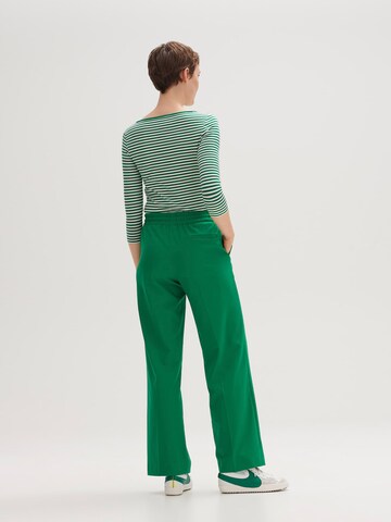 OPUS - Loosefit Pantalón de pinzas en verde