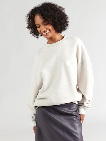 Sweat-shirt 'No Hustle' Karo Kauer en gris