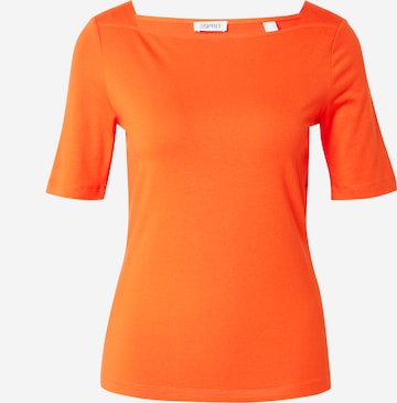 T-shirt ESPRIT en orange : devant