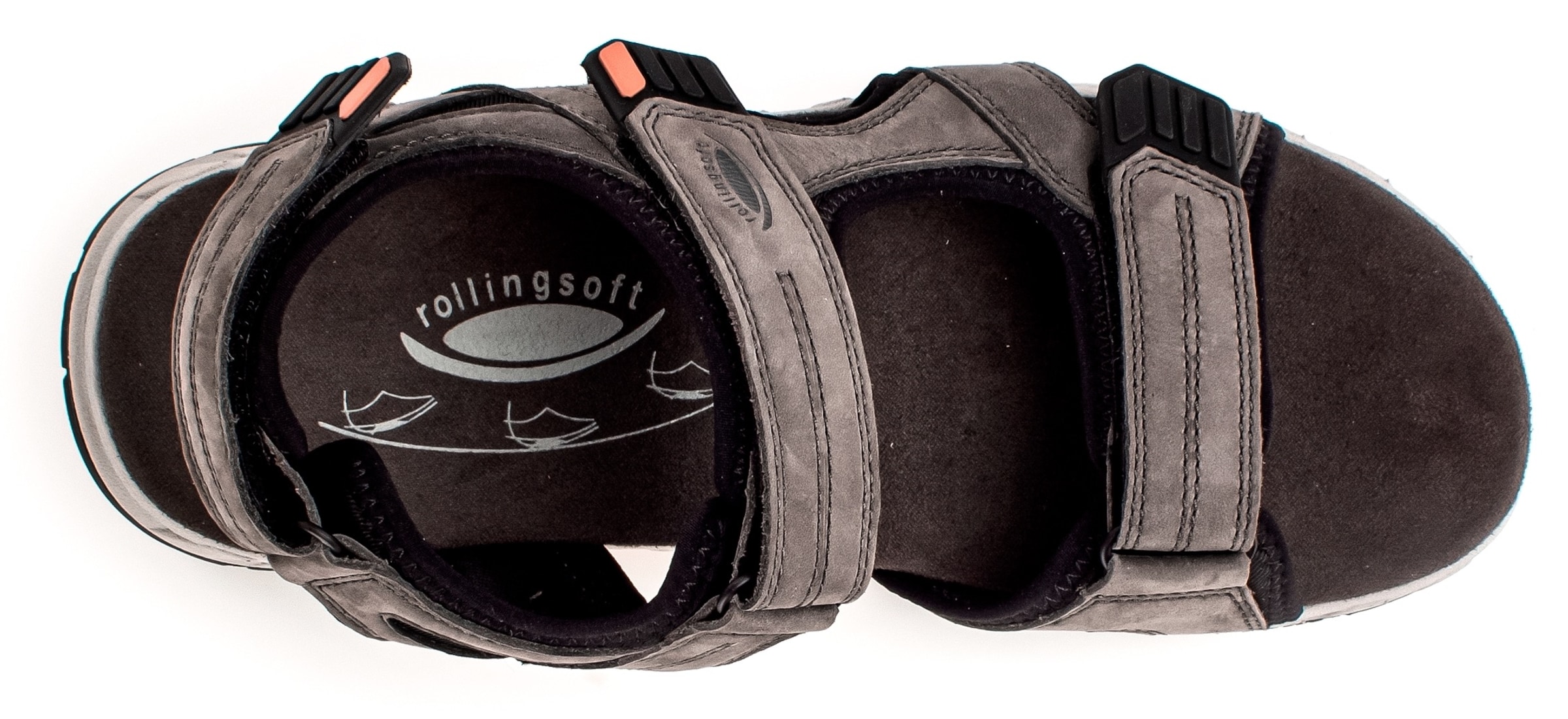 Pius Gabor Hiking Sandals in Grey