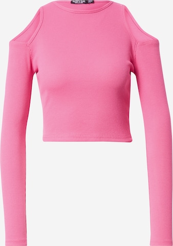 Nasty Gal Shirt in Roze: voorkant