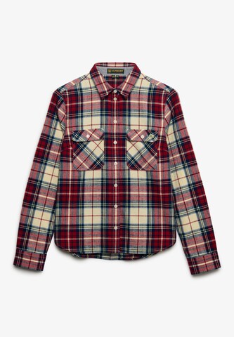 Chemisier Superdry & Co en rouge