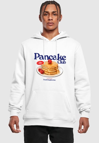 Mister Tee Tréning póló 'Pancake Club' - fehér: elől