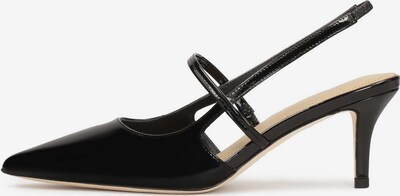 Kazar Slingpumps in schwarz, Produktansicht