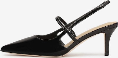 Kazar Slingpumps in schwarz, Produktansicht