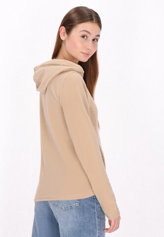 Veste en polaire swirly en beige