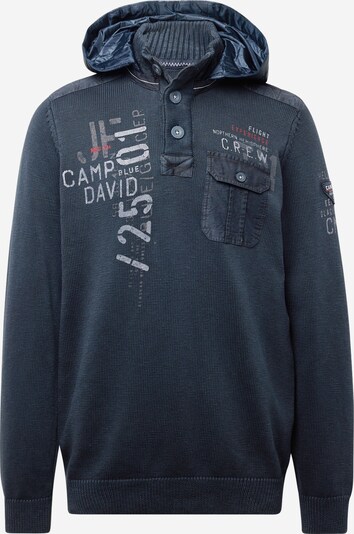 CAMP DAVID Trui in de kleur Blauw / Marine / Wit, Productweergave