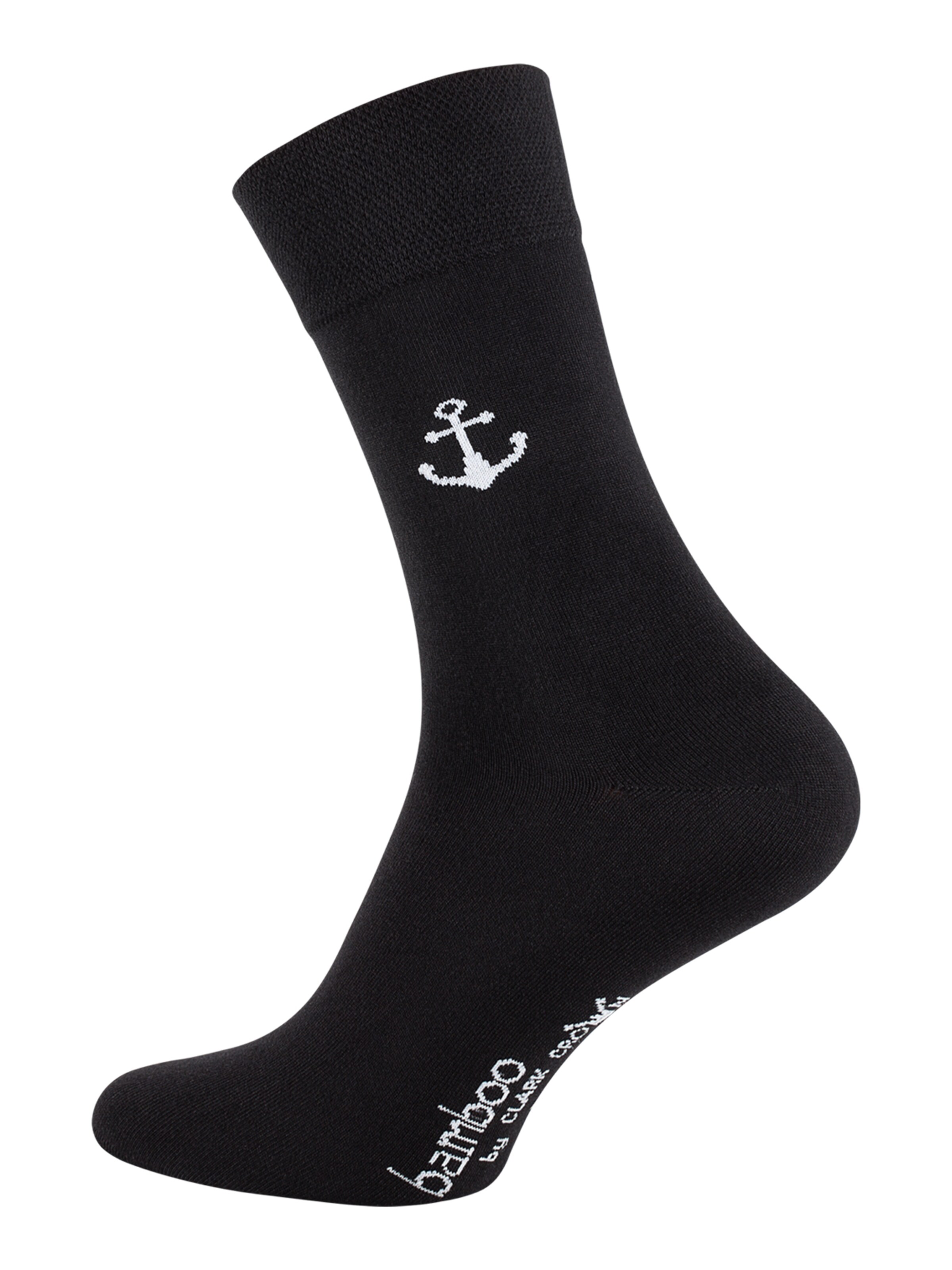 Calzino 'Bambus' di Clark Crown in nero