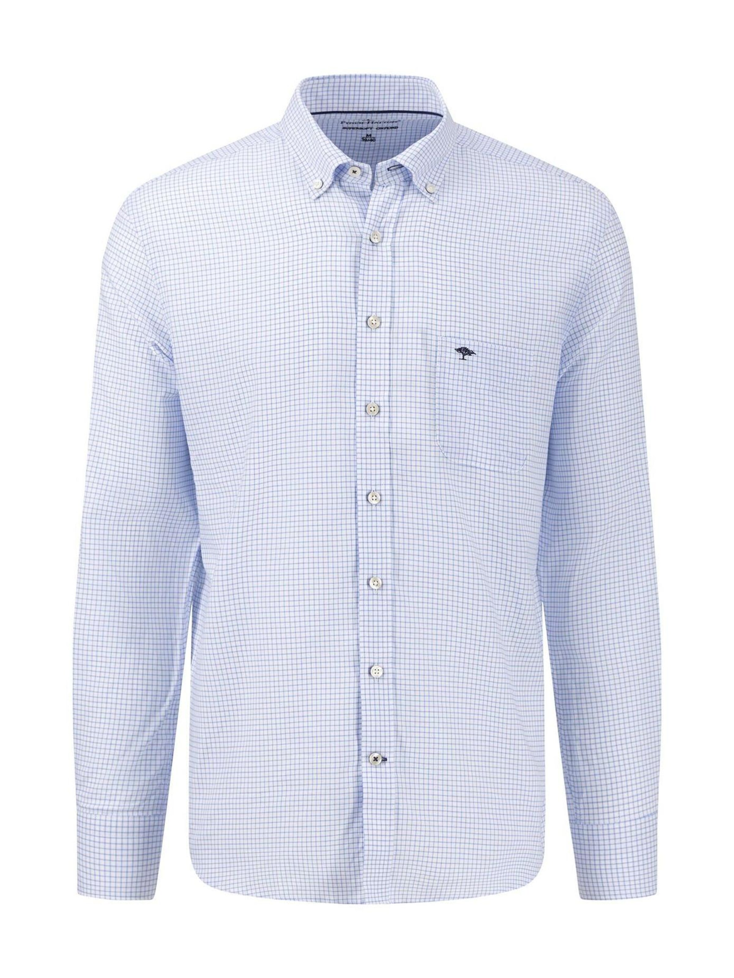 FYNCH-HATTON Regular Fit Hemd‌‌‌‌‌‌‌‌ in Blau: Vorderseite