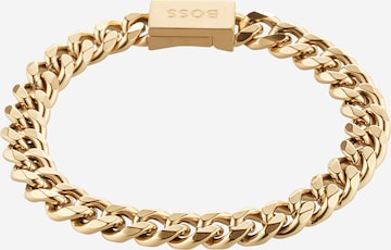 BOSS Black Bracelet in Gold: front